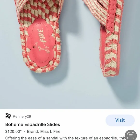 Miss L fire espadrille sandals NEVER WORN - Picture 3 of 7